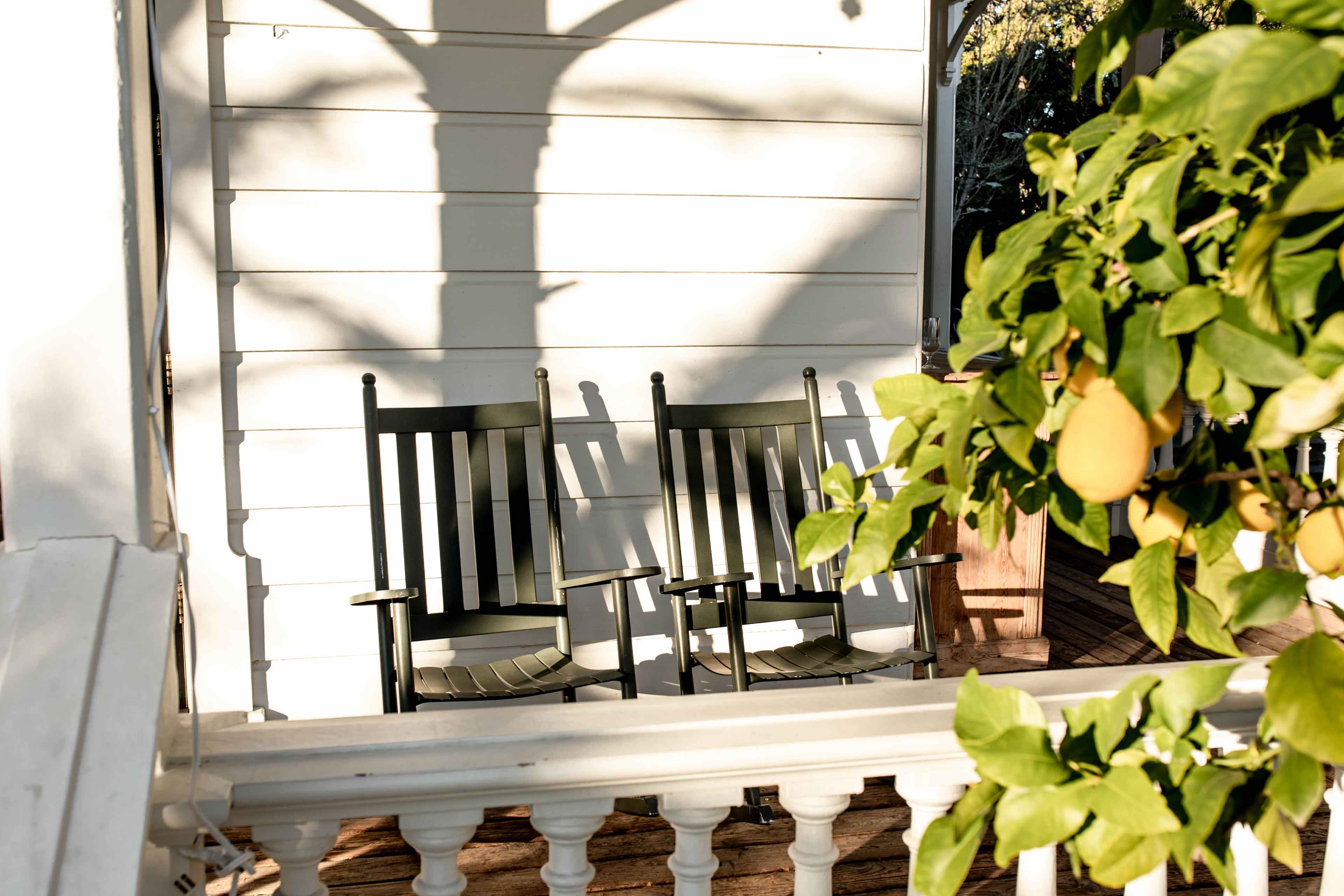 Two rocking chairs on GDs porch